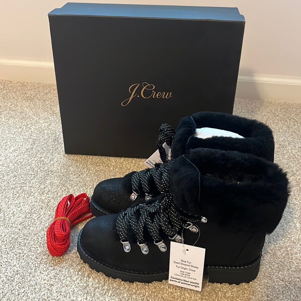 J. Crew leather boots. Size 7. New!